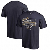 Men's Milwaukee Brewers Fanatics Branded Navy 2017 MLB Spring Training Logo T-Shirt,baseball caps,new era cap wholesale,wholesale hats